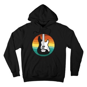 Electric Guitar Retro Sunset Hoodie