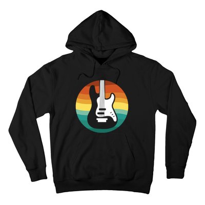 Electric Guitar Retro Sunset Hoodie