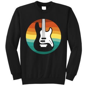 Electric Guitar Retro Sunset Sweatshirt