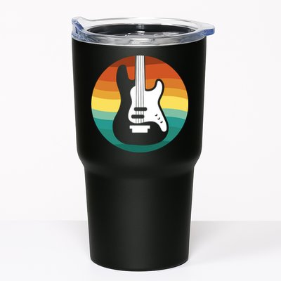 Electric Guitar Retro Sunset Tumbler