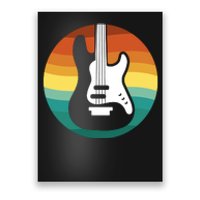 Electric Guitar Retro Sunset Poster