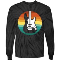 Electric Guitar Retro Sunset Tie-Dye Long Sleeve Shirt