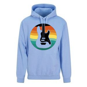 Electric Guitar Retro Sunset Unisex Surf Hoodie