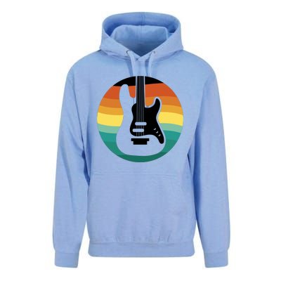 Electric Guitar Retro Sunset Unisex Surf Hoodie