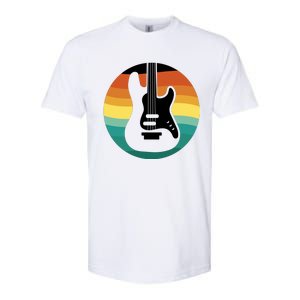 Electric Guitar Retro Sunset Softstyle CVC T-Shirt