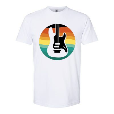 Electric Guitar Retro Sunset Softstyle® CVC T-Shirt