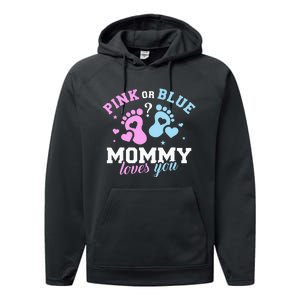 Exciting Gender Reveal Surprise for Expecting Mothers Performance Fleece Hoodie