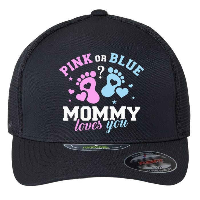 Exciting Gender Reveal Surprise for Expecting Mothers Flexfit Unipanel Trucker Cap