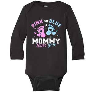 Exciting Gender Reveal Surprise for Expecting Mothers Baby Long Sleeve Bodysuit