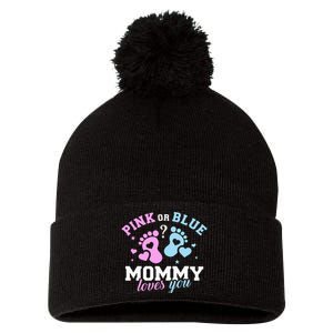 Exciting Gender Reveal Surprise for Expecting Mothers Pom Pom 12in Knit Beanie