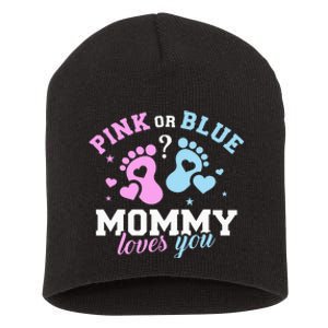 Exciting Gender Reveal Surprise for Expecting Mothers Short Acrylic Beanie