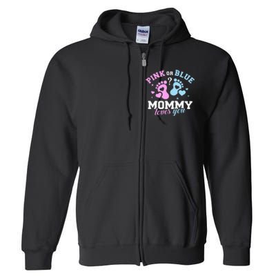 Exciting Gender Reveal Surprise for Expecting Mothers Full Zip Hoodie