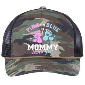 Exciting Gender Reveal Surprise for Expecting Mothers Retro Rope Trucker Hat Cap