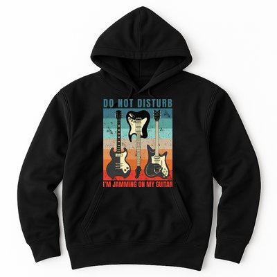 Electric Guitars Retro Sunset Hoodie