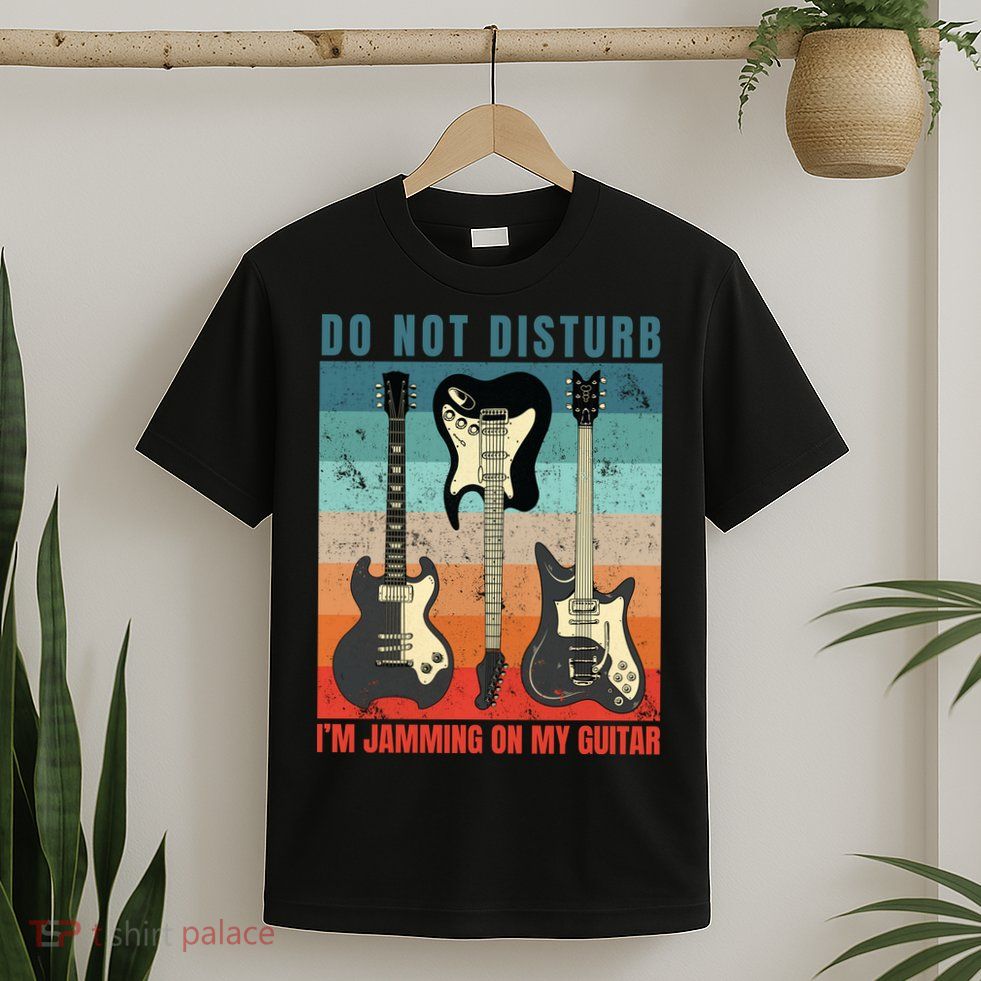 Electric Guitars Retro Sunset T-Shirt