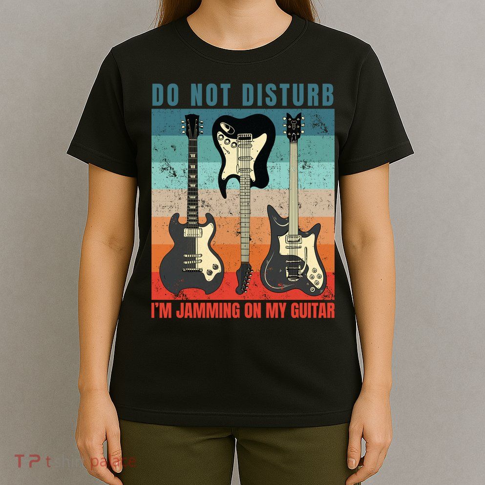 Electric Guitars Retro Sunset T-Shirt