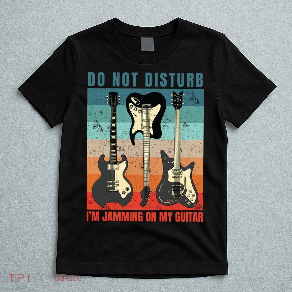 Electric Guitars Retro Sunset T-Shirt