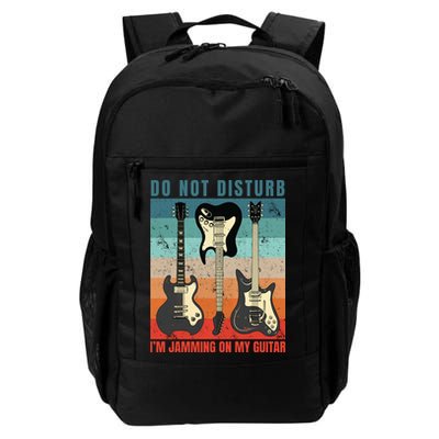 Electric Guitars Retro Sunset Backpack