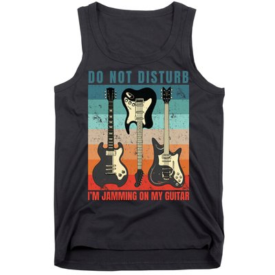 Electric Guitars Retro Sunset Tank Top