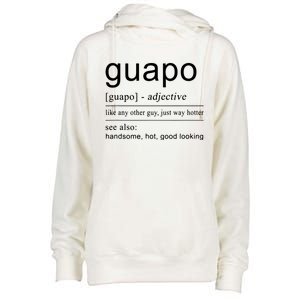 El Guapo Spanish Design For Spanish Gifts Womens Funnel Neck Pullover Hood