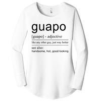 El Guapo Spanish Design For Spanish Gifts Women's Perfect Tri Tunic Long Sleeve Shirt