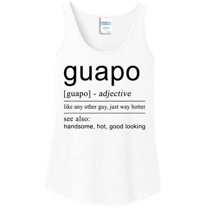 El Guapo Spanish Design For Spanish Gifts Ladies Essential Tank