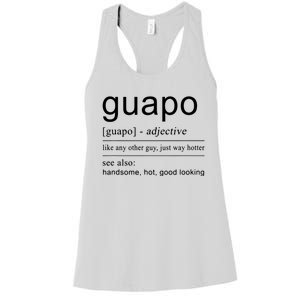 El Guapo Spanish Design For Spanish Gifts Women's Racerback Tank