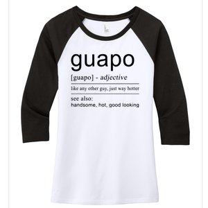 El Guapo Spanish Design For Spanish Gifts Women's Tri-Blend 3/4-Sleeve Raglan Shirt