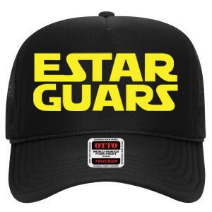 Estar Guars Shirts Funny Spanish High Crown Mesh Back Trucker Hat