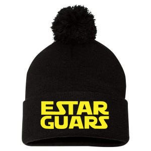 Estar Guars Shirts Funny Spanish Pom Pom 12in Knit Beanie