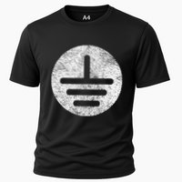 Electrical Ground Symbol Stay Grounded Electric Tech Cooling Performance Crew T-Shirt