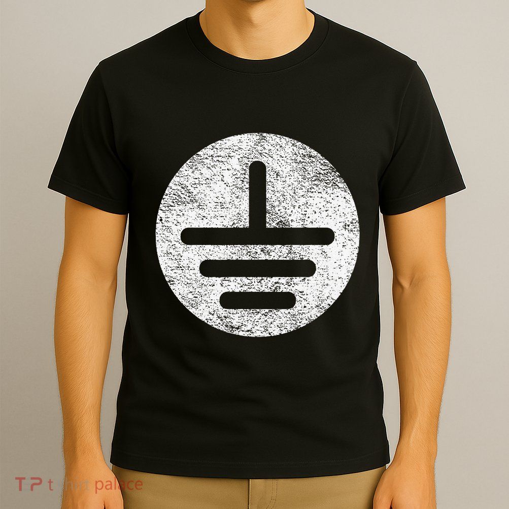 Electrical Ground Symbol Stay Grounded Electric Tech T-Shirt