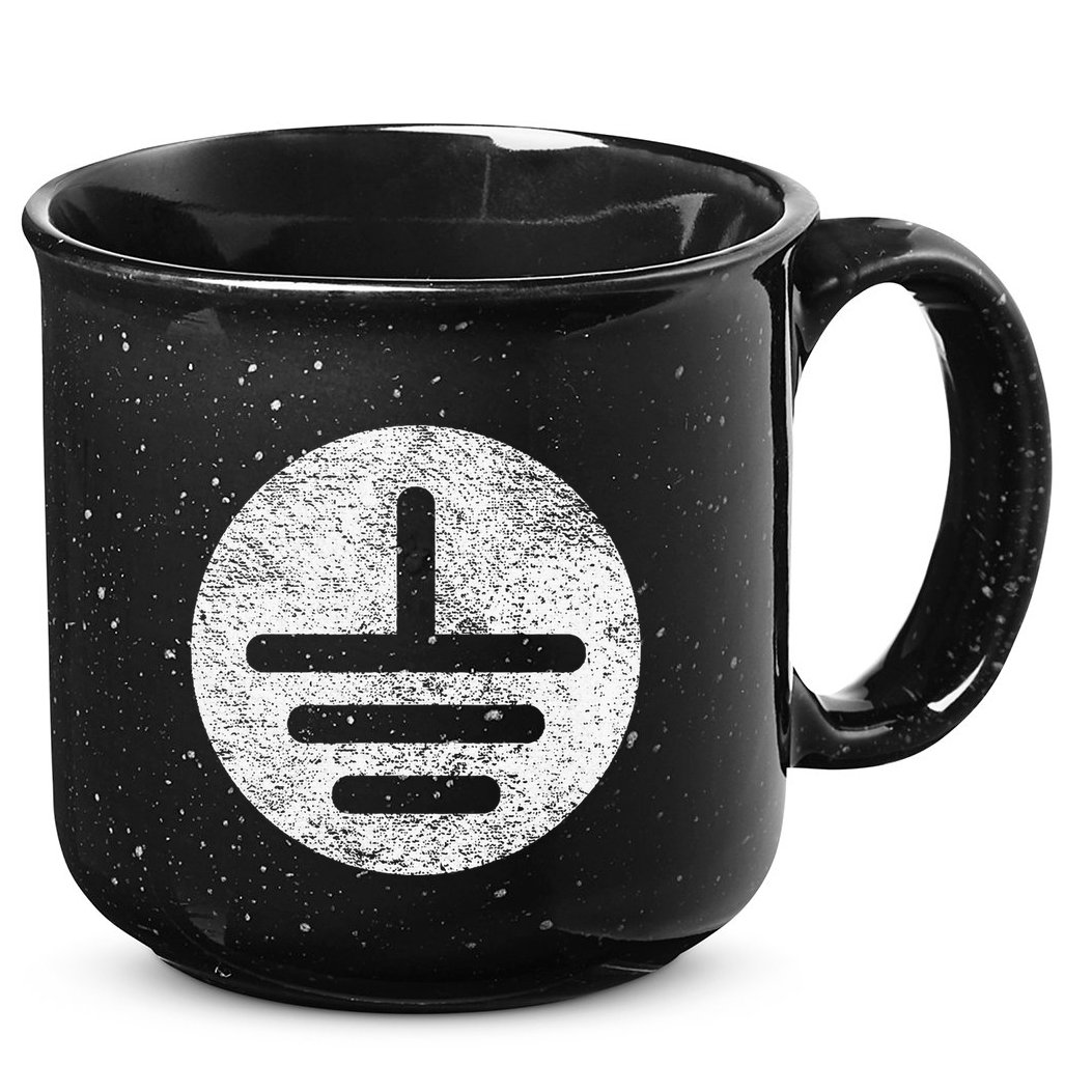 Electrical Ground Symbol Stay Grounded Electric Tech 15oz Campfire Ceramic Mug