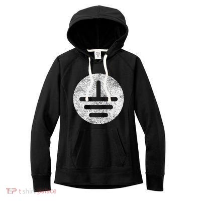 Electrical Ground Symbol Stay Grounded Electric Tech Women's Fleece Hoodie