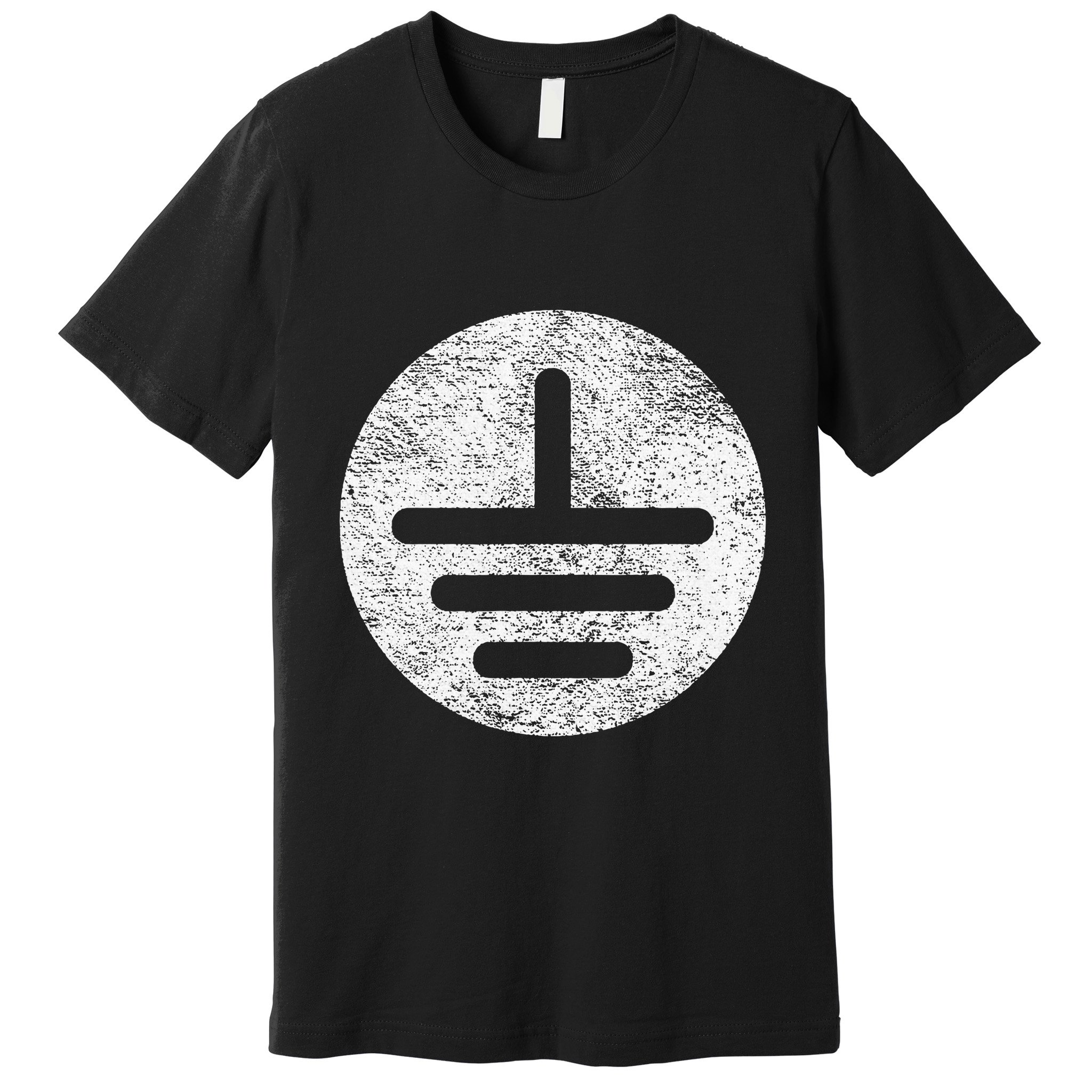 Electrical Ground Symbol Stay Grounded Electric Tech Premium T-Shirt