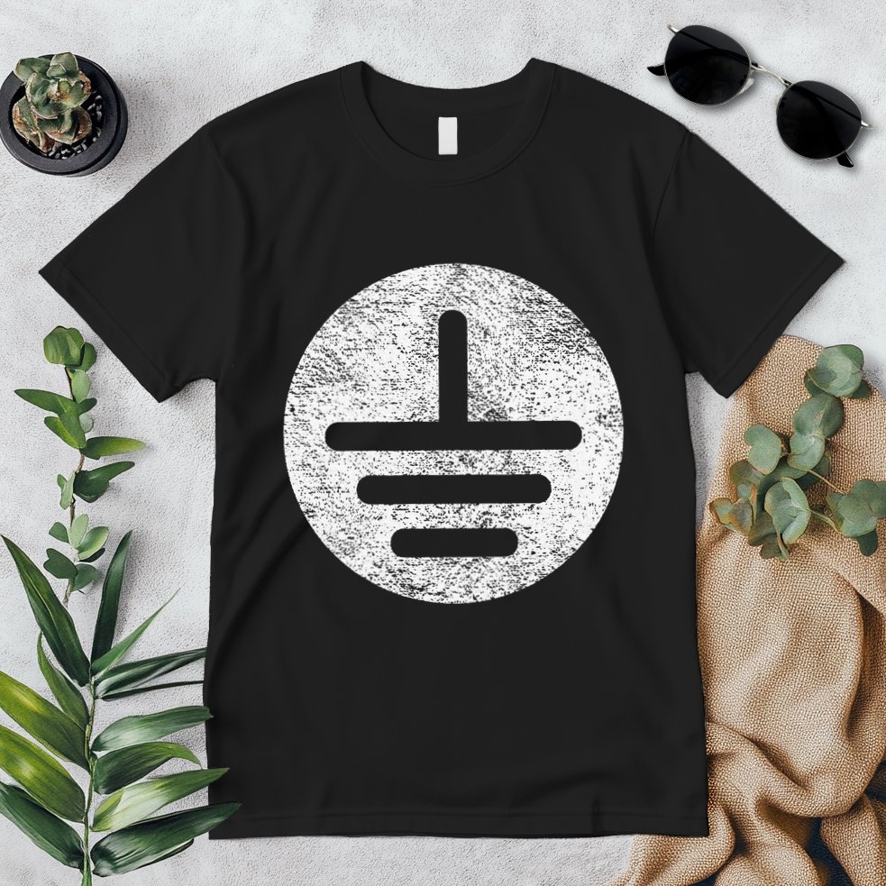 Electrical Ground Symbol Stay Grounded Electric Tech Premium T-Shirt