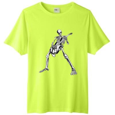 Eagerlys Guitar Skull Skeleton Playing Guitar Tall Fusion ChromaSoft Performance T-Shirt