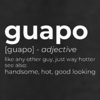 El Guapo Spanish Speakers Text Design Spanish Guapo 7 Panel Mesh Trucker Snapback Hat