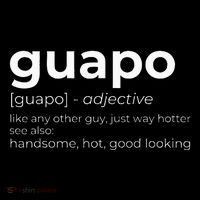 El Guapo Spanish Speakers Text Design Spanish Guapo Womens T-Shirt
