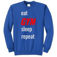 Eat Gym Sleep Repeat Workout Funny Fitness Cute Gift Sweatshirt