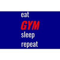 Eat Gym Sleep Repeat Workout Funny Fitness Cute Gift Bumper Sticker