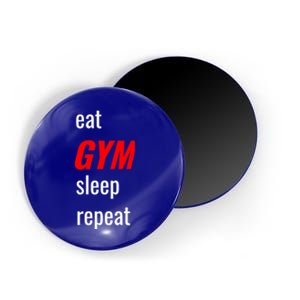 Eat Gym Sleep Repeat Workout Funny Fitness Cute Gift Magnet