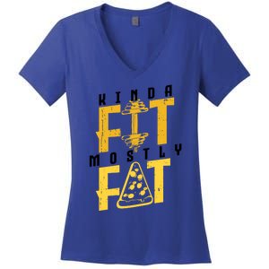 Exercise Gym Squat Weightlifting Powerlifting Instructor Cool Gift Women's V-Neck T-Shirt