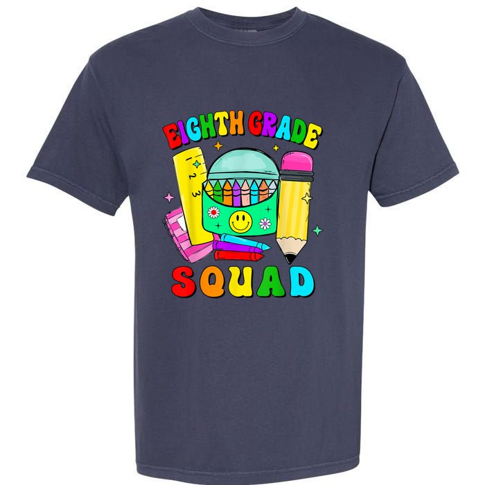 Eighth Grade Squad 8th Grade Team Back To School Boy Girl Garment-Dyed Heavyweight T-Shirt