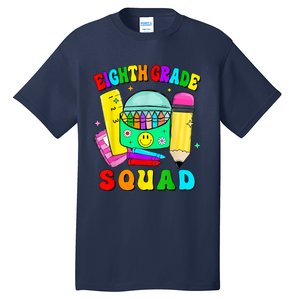 Eighth Grade Squad 8th Grade Team Back To School Boy Girl Tall T-Shirt