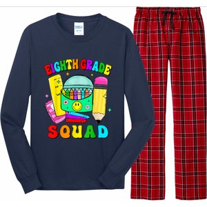 Eighth Grade Squad 8th Grade Team Back To School Boy Girl Long Sleeve Pajama Set