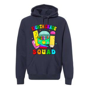 Eighth Grade Squad 8th Grade Team Back To School Boy Girl Premium Hoodie