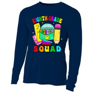 Eighth Grade Squad 8th Grade Team Back To School Boy Girl Cooling Performance Long Sleeve Crew