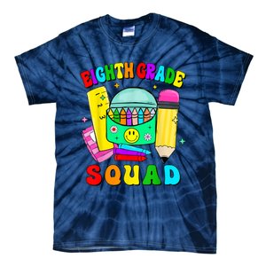 Eighth Grade Squad 8th Grade Team Back To School Boy Girl Tie-Dye T-Shirt