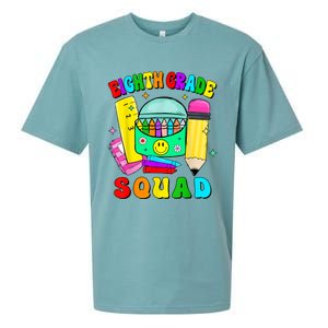 Eighth Grade Squad 8th Grade Team Back To School Boy Girl Sueded Cloud Jersey T-Shirt